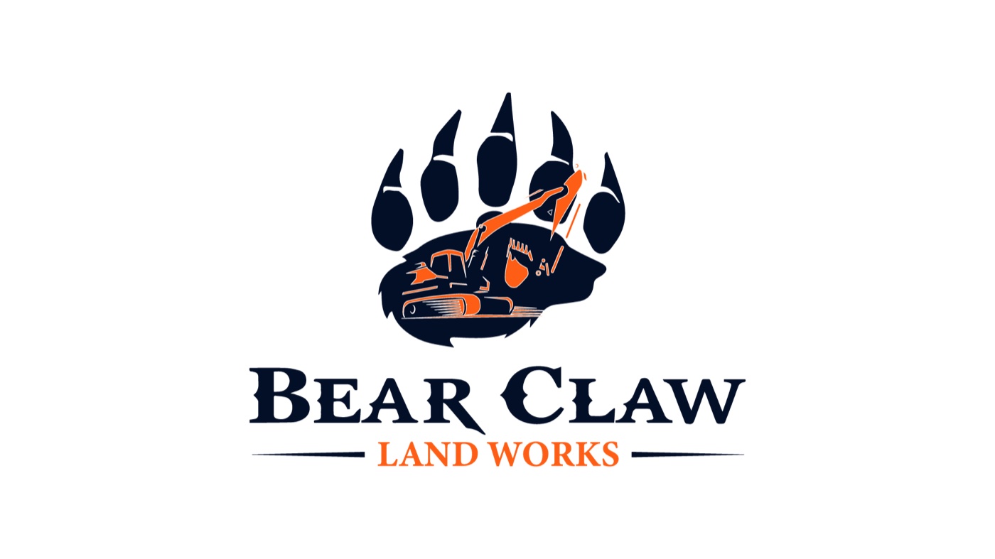 Bear Claw Land Works logo mark, designed by Digital Venture