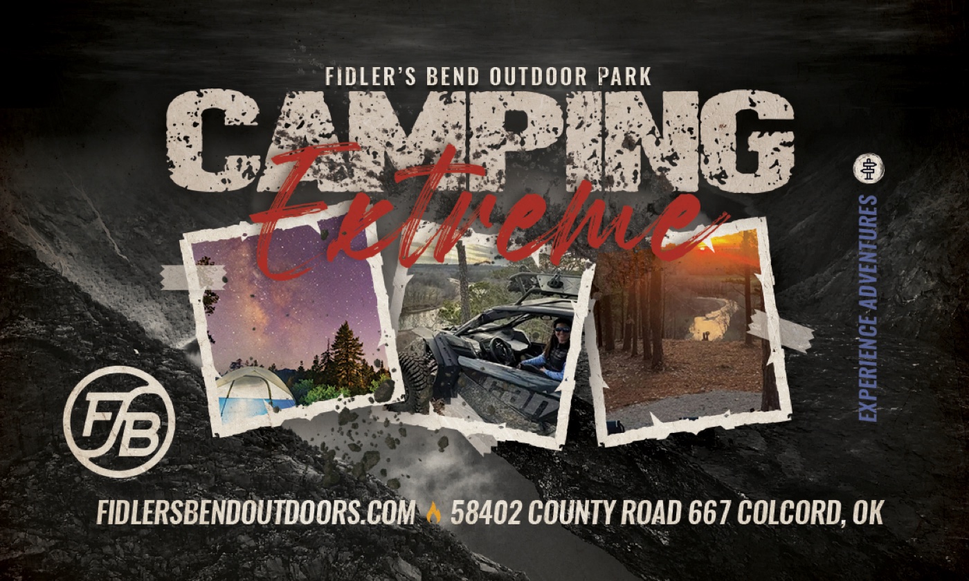 Fidler's Bend Outdoor Park business card front, designed by Digital Venture