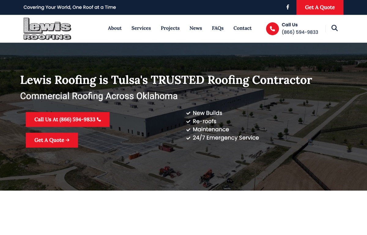 Lewis Roofing - Multi-Service Marketing